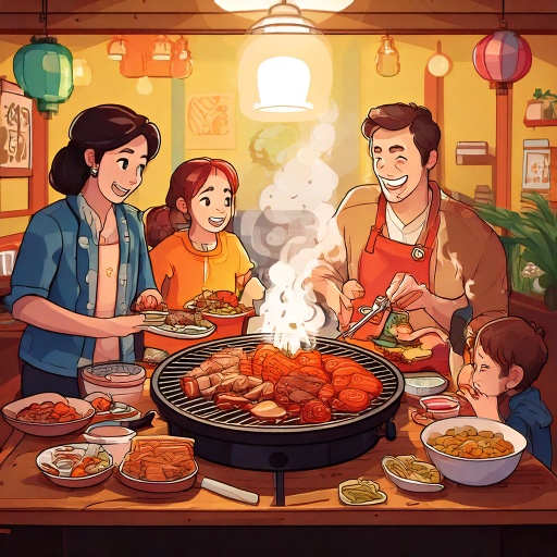 家族で焼肉