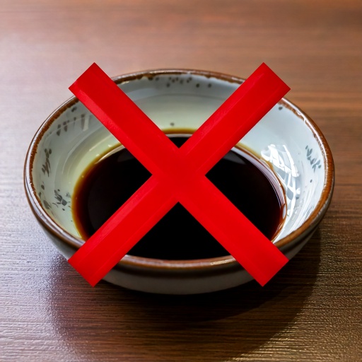 醤油につけても死なない